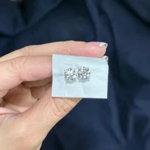 3 carat IGI certified Lab Grown Diamond Stud Earrings/Diamond Studs/White,Yellow,Rose 14K Solid Gold/Lab Diamond Studs/Martini setting
