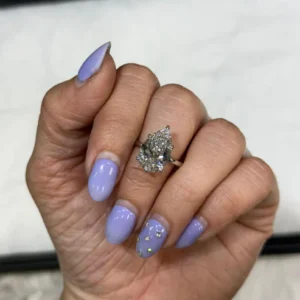 5 Carat E Color VS1 Clarity IGI Certified Pear Cut Lab Grown Diamond Solitaire Engagement Ring 18k White Gold Classy Pear Cut Diamond Ring